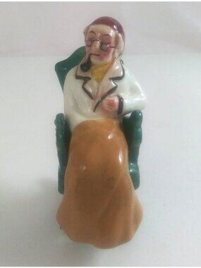 Vintage Norcrest Old Man in Rocking Chair Salt & Pepper Shakers Japan